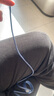 罗马仕苹果数据线快充线编织PD27W/20W通用iPhone14/13/12Promax/11Pro手机充电线 1.2米 钛蓝色 实拍图