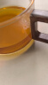 全度（Quandu）高硼硅耐高温办公杯烟灰色经典简约带过滤茶水分离玻璃杯迷你 祥云墩墩杯透明色 200ml 1只 实拍图