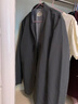 马登工装 美式休闲无领西装外套男机能百搭夹克通勤免烫西服上衣 深灰色 XL 实拍图