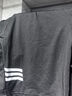 NIUKAILE跑步运动套装男健身房衣服装备速干衣篮球高弹春夏透气训练骑行服 立领黑外套三件套01款【+护腕】 L【120-140斤】送护腕 实拍图