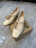 爱步（ECCO）玛丽珍鞋女鞋 2025年冬季倪妮同款高跟鞋浅口单鞋 型塑290963 石灰色29096301378 37 实拍图
