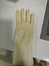 巧姨灵巧型贴手高弹家务手套厨房洗碗家政清洁女耐磨乳胶牛筋橡胶耐用 本色10双 S小码 实拍图