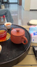 觅陶建水紫陶茶壶复烧汉瓦壶泡茶壶李昊全纯手工素壶大口石瓢壶预售 复烧汉瓦壶（送藤垫） 210ml 实拍图