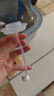 小土豆（potato）婴儿ppsu宽口径带手柄重力球吸管奶瓶配L号4个月以上300ml青石蓝 实拍图