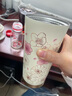 果兹（GUOZI）保温保冷杯咖啡杯316不锈钢水杯便携 男女双饮随行杯落樱色500ml 实拍图