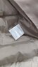 雪中飞经典新款基础舒适轻薄羽绒便捷短款保暖羽绒小马甲轻盈便携舒适 浅亚麻|7100-女 S 160/84A 实拍图