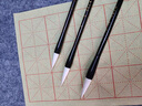 六品堂 狼毫书法羊毫国画湖笔兼毫中楷小楷成人欧楷初学者练字专用书写楷书毛笔套装得心应手3支 实拍图