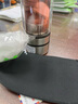 JRINKTEEA品牌茶水分离车载双层玻璃杯男士女一键速开盖杯泡茶水杯车用杯 akiu玻璃钢本色（有隔档）350ml 实拍图