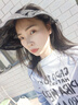 卡帝乐鳄鱼（CARTELO）黑胶防晒帽女遮阳帽空顶太阳帽子夏季防紫外线贝壳帽沙滩帽 黑色 实拍图