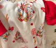 wua·wua宝宝满月衣服春秋连体衣红色中国风周岁秋装礼服过年婴儿新生儿 红袖飞龙在天（四季20-28度） 66cm （适合3-6月 体重10-15斤） 实拍图