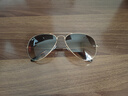 雷朋（RayBan）男女款墨镜飞行员形蛤蟆镜驾驶防风眼镜渐变色镜片0RB3025可定制 001/51 金色镜框浅茶色渐变镜片 尺寸58 实拍图