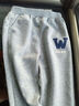 真维斯童装男童裤子春秋2025新款儿童运动裤秋装中大童休闲卫裤加绒女童长裤 【春秋款】灰/运动英文K 160 实拍图