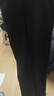 迪伽达cleanfit黑色弯刀裤子男士春秋夏季款休闲显瘦微喇西裤垂坠高级感 SBXS-C911-3黑色 3XL 实拍图