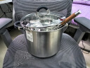 美厨（maxcook）汤锅304不锈钢 复底高汤锅26cm 燃气炉电磁炉通用MCT3394 实拍图