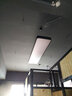慧卓 办公室吊灯LED长方形长条灯工业风超市店铺商用照明简约现代吊线灯具工业风条形商超工程高亮款 黑色 90*20*6.5cm 28W 实拍图