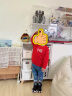 真维斯儿童卫衣加绒拜年服男女童蛇年冬季新款红色新年衣服保暖冬装 红 中国蛇年 140 实拍图