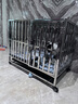 邦可臣【升级全方管折叠免安装】不锈钢狗笼304大型中型小犬狗笼子宠物 【L】95*65*72-柯基/法斗/英斗等 【202A满焊全方管】 实拍图