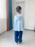牧萌儿童防晒衣男女童防晒服夏季冰丝凉感宝宝防晒外套披肩 北极熊 XL 实拍图