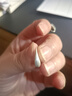 Lnieer999足银拉丝水滴耳环女小众设计高级感独特耳钉耳钩2025新款耳饰 拉丝水滴耳环【999银】 实拍图