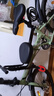 宝钺电动车自行车两用儿童座椅前置山地车休闲车共享单车宝宝安全坐椅 自行车黑色加厚单座+扶手+长脚踏 实拍图