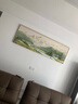 瑞尚（RUISHANG） 新中式客厅装饰画大气山水画横版沙发背景墙画挂画轻奢晶瓷壁画 背靠金山C 180*60/铝合金边框+晶瓷面 实拍图