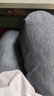 真维斯（Jeanswest）复古蓝阔腿牛仔裤女款秋冬新款高腰垂感直筒宽松小个子拖地裤子女 复古蓝九分 M 实拍图