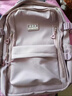 书包女生大学生高中学生初中生小学2025新款双肩包大容量背包旅行 深粉色 加胖胖兔 实拍图