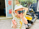 lemonkid儿童墨镜女孩男童偏光防紫外线太阳镜宝宝折叠眼镜 实拍图