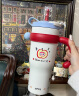 BABLOV花伴森霸气杯大容量保温杯女士节日礼物多巴胺配色水杯便携可爱 奶油苹果派 1250ml 【陶瓷内胆】 实拍图