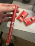 百乐（PILOT）直液式走珠笔针管签字笔 V5升级版可换墨胆BXC-V5 0.5mm 红色笔1支+墨胆2盒 实拍图