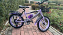 儿童自行车6-10岁7-12岁女童学生车小孩脚踏车单速变速碟刹山地车 顶配紫色丨变速+后货架+大礼包 20寸【适合身高130-150cm】 实拍图