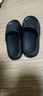 红豆踩屎感拖鞋男士夏季2025新款家居室内浴室防滑eva防臭凉拖鞋男式 黑色 40-41 正码 实拍图