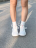 安踏女鞋2026春夏季新款运动鞋女轻便跑步鞋防滑软底网面透气防水鞋子 【夏季网面透气推荐】白/樱花粉-5 35.5 (220mm)5 实拍图