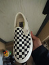 VANS范斯中性鞋Slip-On VR3低帮经典帆布鞋休闲鞋 一脚蹬 棋盘格 40 实拍图
