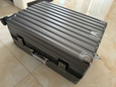 啄木鸟行李箱铝框结实耐用合金拉杆箱大容量轻便旅行箱加厚可登机密码箱 大气黑 -双封闭内里+便携挂钩 20英寸 【减震刹车轮+TSA密码锁】 实拍图