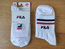 FILA 斐乐官方男袜中腰袜秋款简约运动袜休闲袜舒适中筒袜 标准白-WT XS 实拍图