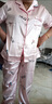 莫代尔睡衣女春夏季薄款短袖冰丝女士休闲大码家居服两件套装夏天可外穿 短长粉红彩虹糖 XL 适合 116-126斤 实拍图