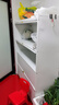 帅仕（shuaishi）厨房用具置物架落地多层餐边柜收纳碗柜家用橱柜微波炉烤箱储物柜 【组合门板】白5层120长42深 实拍图