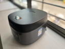 美的（Midea）电饭煲家用电饭锅5L大容量4-5-8-10人多功能智能预约柴火饭煲汤煮粥蛋糕不粘内胆微压煮饭锅 灰黑色 4L 微压焖香阀 实拍图