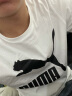 彪马（PUMA）百搭休闲短袖T恤男女情侣LOGO春夏印花运动上衣532279 白-02 M (175/96A) 实拍图
