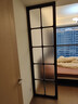 侠友日式实木定制长虹玻璃隔断墙客厅入户门玄关复古新中式海棠花屏风 松木+海棠花玻璃/每平方 实拍图