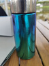 MULTIPOTENT钛保温杯双层保温杯炫彩随行杯带过滤钛博仕系列蓝绿色280ml 实拍图