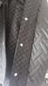 真维斯夹克男春秋外套休闲翻领上衣美式潮流格子印花百搭商务外套 非凡-2401黑色H加棉 2XL （140斤-155斤） 实拍图