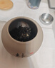 茶叶罐陶瓷密封罐家用普洱特价茶罐醒茶罐储茶罐便携旅行茶具 粗陶竹盖茶罐-静 实拍图
