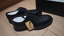 奥康（Aokang）系带舒适大底纯色商务正装透气男士皮鞋 黑40码 实拍图