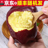 于小乖甘肃天水花牛粉面苹果婴儿刮泥老人孕妇粉糯红蛇苹果(需放粉) 带箱5斤小果（净重4.5） 实拍图