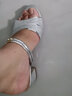 萱俪妮（XUANLINI）两穿凉拖鞋女2025新款凉鞋女士夏季中高跟粗跟室外穿鱼嘴百搭鞋子 银色-两穿凉拖6号 39 实拍图