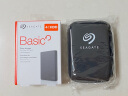 希捷（SEAGATE） 移动硬盘 简系列套装版 USB3.0 2.5英寸 高速便携机械硬盘 兼容WIN MAC PS4 【简】深空灰色 硬盘包套装版 4TB 实拍图