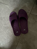 維諾妮卡台湾进口拖鞋女夏天薄底轻便室内家居防滑男士四季环保洗澡凉拖鞋 紫色 37-38 (240mm) M码 实拍图