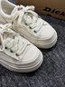 Dickies帆布鞋女鞋2025夏季新款休闲鞋厚底小白鞋女板鞋百搭增高鞋运动鞋 米色 38 晒单实拍图